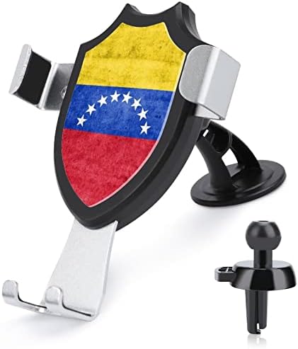 דגל של מחזיק טלפון רכב וונצואלה הר אוניברסלי טלפונים סלולריים מהדק לאוורר של לוח השמשה של לוח המחוונים