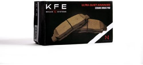 KFE KFE1095-104 Ultra Quiet Advanced Fremium Ceramic Fad Bare Set תואם: Ford Escape, C-Max, Transit Connect;