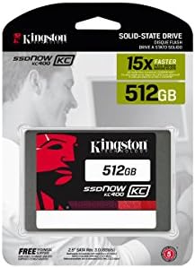 קינגסטון 512GB SSDNOW KC400 2.5 SATA Solid State Drive
