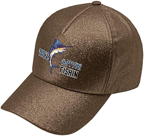 כובעי דיג של ג'וואן עבור כובע בייסבול של ילד כובע בייסבול מצחיק, יום נחמד לדייג אבא