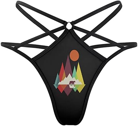 הרי קליפורניה נושאים נשים סקסיות מיתרי G-מיתרים נמוכים תחתוני תחתוני תחתונים תחתונים בעלי עלייה נמוכה T-Back