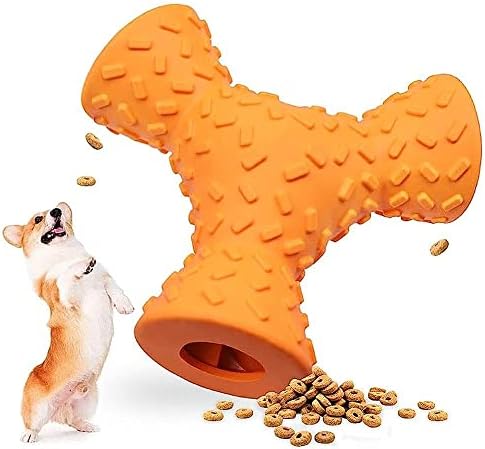 כלב בדאלו 3 צדדים לעיסה צעצועי חידה כלבי גומי דלפים צעצועים לעיסה גמישות מקל/A