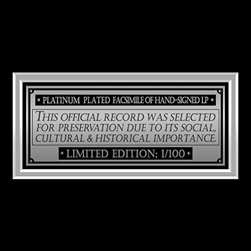 SLayer - שלטון בדם פלטינה LP מסגרת מוגבלת מהדורת חתימה מסגרת מותאמת אישית מורשה