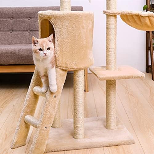 חתול עץ מגדל חתול מגדל חתלתול טיפוס הודעה עץ חתול ריהוט תרגיל צעצוע לחיות מחמד קפיצות עצי משחק