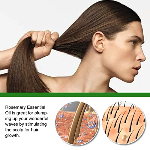 סרום צמיחת שיער-שמן צמיחת שיער רוזמרין מניעת נשירת שיער-טיפול דליל שמן צמיחת שיער לנשים וגברים-נוסחה