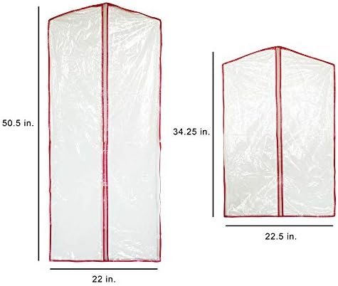 13 חתיכה בגד שקיות ארון אחסון-ברור ויניל ופולי פלסטיק חומר מיועד לאחסון נוח