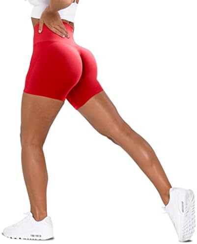אימון אימון אימון הרמת מכנסיים קצרים לנשים עם מכנסיים של שלל כושר יוגה חלקה מותניים גבוהים