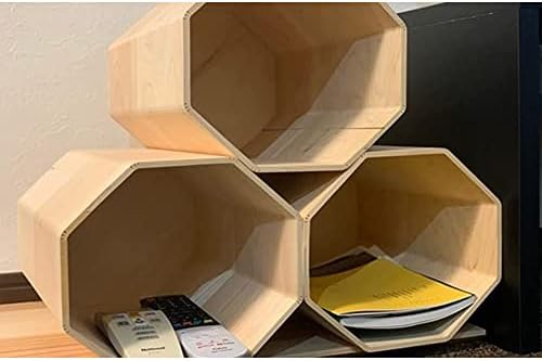 מארגן רב תכליתי של ippinka - קופסת עץ מסורתית יפנית - עשויה הינוקי - אוקטגון