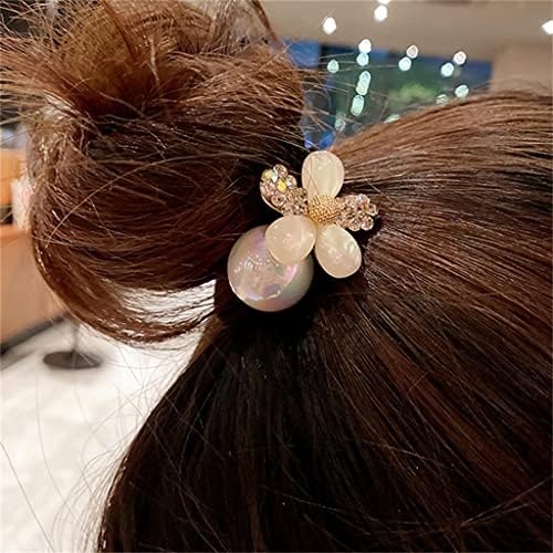 גרסה קוריאנית של פרח כפול גדיל שיער חבל נשים של שיער טבעת קשור כדור ראש קוקו גומייה ראש חבל