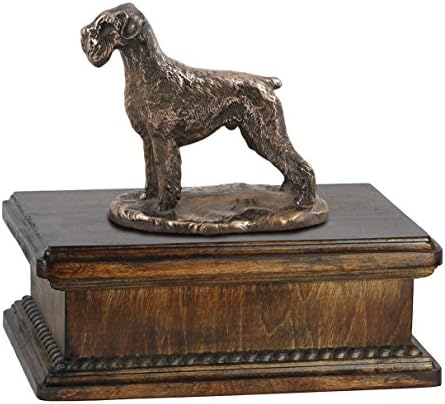 שנאוצר לא חתוך 2, כד עבור כלב אפר זיכרון עם פסל, חיות מחמד של שם וציטוט-ארטדוג אישית
