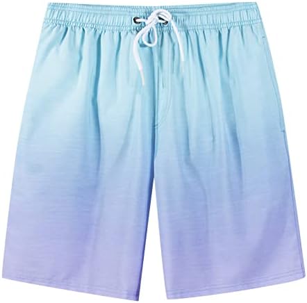 מכנסיים קצרים של לוח הגברים בגדי ים ללא תוחם רשת מהיר יבש נופש לחופשת חוף הים הוואי
