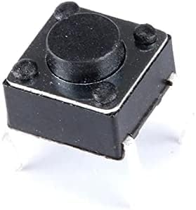 מתגים תעשייתיים משובחים 100 יחידות/הרבה 6x6x4.3 ממ 4 פינט טקט טקט מיקרו מתג מגע כפתור כפתור לעיצוב עצמי 664.3 ממ