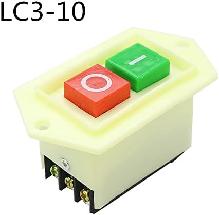 SVAPO LC3-5 LC3-10 כפתור מתג הפעלה 5A 10A 220/380V תלת-פאזי בקרת מתג מתג ספסל ספסל מכונת חיתוך