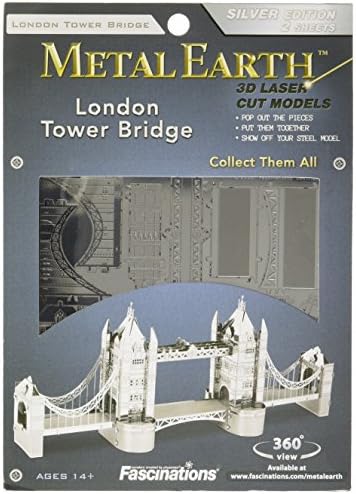 קסם מתכת כדור הארץ לונדון מגדל גשר 3 ד מתכת דגם קיט