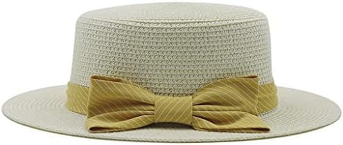 מתקפל רחב ברים תקליטונים בנות קשת קש כובע שמש כובע חוף נשים קיץ כובע נסיעות כובע גברת כובע