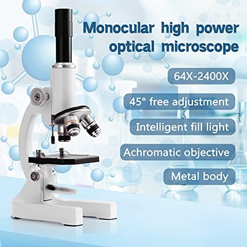N/A 64X-2400X Monocular Microscope Microscope School Science Science Mciental Biology Microscope Digital Microscope