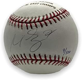 מני רמירז חתום על חתימה חתימה מהדורה מוגבלת בייסבול 9/500 שטיינר - תמונות MLB עם חתימה