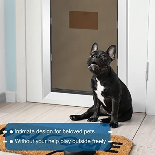 עמיד כלב דלת אלומיניום לחיות מחמד דלת לכלבים וחתולים, אנרגיה יעיל כלב דלת עם הזזה נעילת פנל, אלומיניום