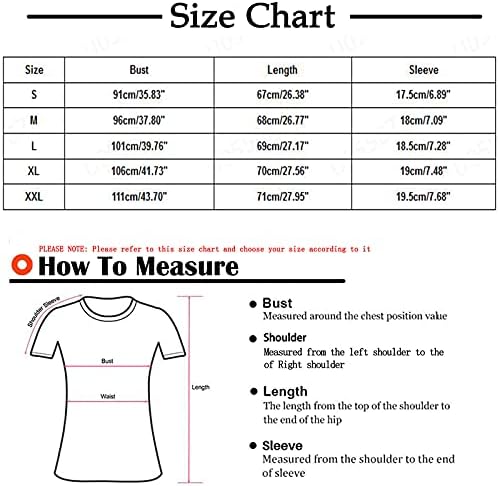 מקרית למעלה לנשים, נשים של קיץ קצר שרוול חולצה, אופנה הדפסת עגול צוואר טי חולצות, קיץ חולצות