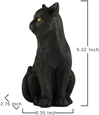 בונזאפיקס ריגל שחור חתול צלמית-מעולה לחיות מחמד אנדרטה אסיפה, וחתול-נושאים אישית מתנה - מושלם חתול שולחן