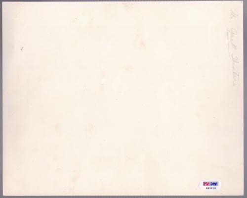 קוני מאק חתום חתימה 8x10 וינטג 'צילום חתימה מודגשת PSA/DNA - תמונות MLB עם חתימה