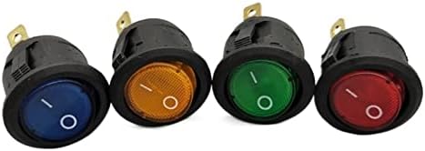 מתג נדנדה משובח 20 ממ KCD1 מתג LED 10A 12V מתג הפעלה אור נורות כפתור מכונית אורות כפתור/כיבוי