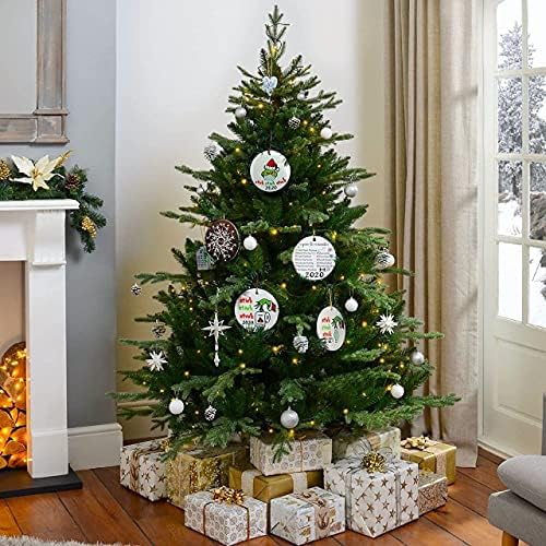 לאמי המלאך, זיכרון קישוטי עץ חג המולד קרמיקה, 2021 קישוטים לחג המולד שומרים על מזכרת דו צדדית קרדינל גן עדן קישוט