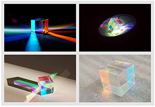 אופטי זכוכית פיזור פריזמה עבור פיסיקה ללמד קישוט אמנות פריזמה זכוכית קוביית פריזמה צילום קשת פריזמה