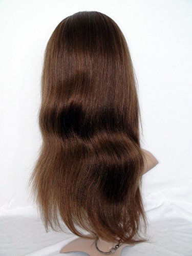 יפה 22 תחרה מול אדם פאה עבור אישה שחורה ארוך תחרה פאה מונגולי בתולה רמי שיער טבעי איטלקי יקי