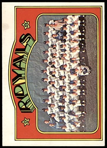 1972 Topps 617 Royals Team Kansas City Royals Ex