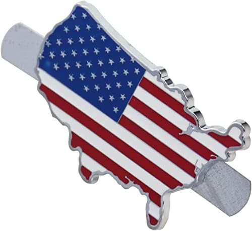 1PC ארהב ארהב דגל אמריקאי סמל מכונית רכב מכונית קדמית סורג קדמי מדבקות מדבקות מתאימות למשאית רכב אוניברסלית