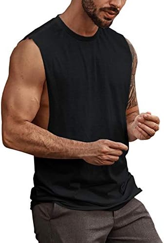 גברים של אימון מנותק חולצות מושלם שרירים חולצה פיתוח גוף טאק חולצות ללא שרוולים כושר חולצות