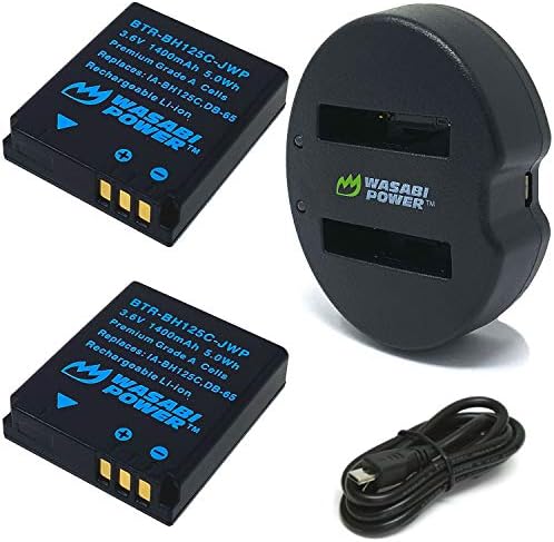 Wasabi Power סוללה ומטען כפול USB עבור Kodak LB-080 ו- Kodak Pixpr0 Orbit360 4K, Pixpro SP1, PixPro SP360,