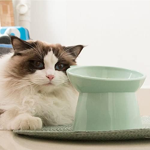 קערות חתולים מורמות קערות מזון חתולים מוגבהות קערת חתול מורמת 45 קערת מזון לחיות מחמד לחתולי פנים