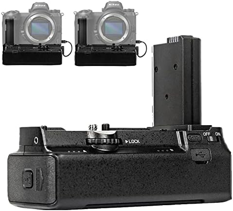 אחיזת סוללות HappyPopo עבור מצלמת Nikon Z5/Z6/Z7 מיקרו-סינגל, החלפה לאחיזת סוללה מקורית MB-N10, המשמשת