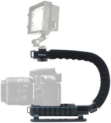 פולארויד אחיזה בטוחה מצלמה מקצועית / פעולת וידיאו ייצוב הידית של הידית עבור JVC Everio E-10, E-200, EX-250,