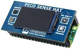 Raspberry Pi Pico Sense Hat Hat לחות לחיישן רב -חיישן, איכות אוויר, צבע, כובע חוש חיישן לחץ לפיקו