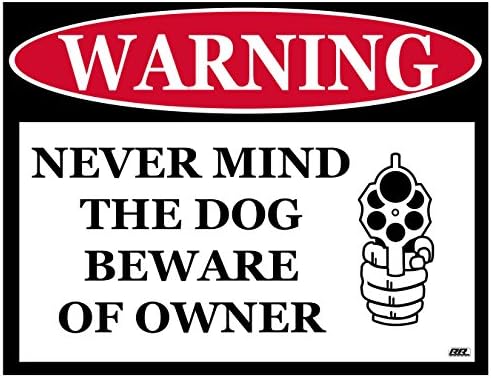 מצחיק לא הסגת גבול אזהרת אבטחת מדבקת לא חשוב את כלב היזהר של בעל 6 חבילה סימן מדבקת מדבקות חלון דלת מקורה