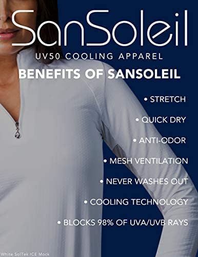 Sansoleil Solshine Foil Print UV 50 שרוול ארוך