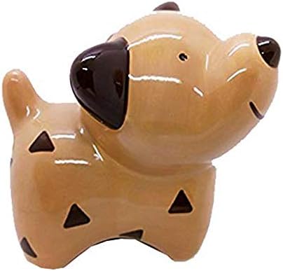 5 כלב פיגי פגי פיצ'ורין קרמיקה חרסינה חרסינה חמוד פסל חיית מחמד חמוד חיה חוסכת מטבע חיות מטבע