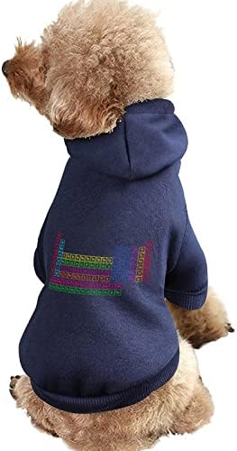 קשת קשת כימית של קשת חיות מחמד סוודר כלבים חמים רכים חליפות חיות חיות מחמד עם כובעים