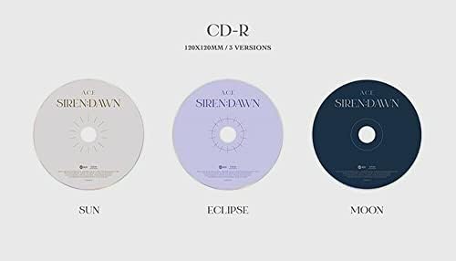 A.C.E SIREN: DAWN MINI MINI אלבום MOON VER CD+76P P.Book+3P כרטיס+מדבקה אטומה