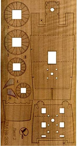 אורל 203/3 עץ פורניר סיפוני קרב אני דרגה סן פליפה, ספרד 1690, בקנה מידה 1/100 נייר דגם ערכת את צי צבאי