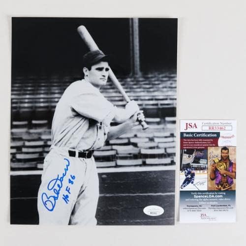 בובי דואר חתום תמונה 8 × 10 רד סוקס - COA JSA - תמונות MLB עם חתימה