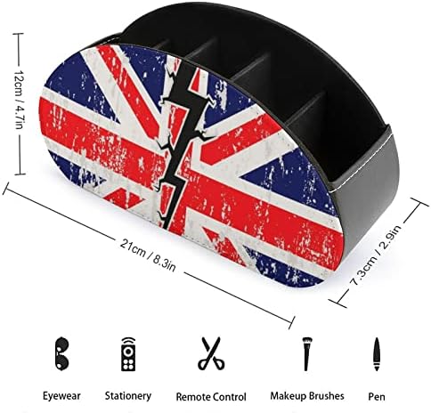 דגל בריטניה עם סדק בהדפסה אמצעית טלוויזיה מרחוק מארגן מרחוק מחזיקי בקרה
