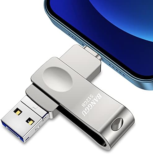 כונן פלאש בנגו 512 ג'יגה -בייט, מקל זיכרון USB אחסון חיצוני כונן אגודל תואם לטלפון, PAD, אנדרואיד, מחשב ועוד