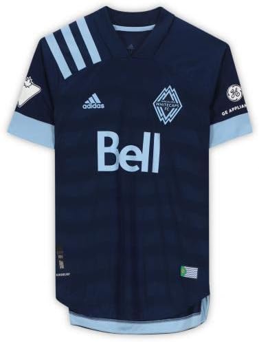 Cristian Dajome Vancouver Whitecaps FC חתימה על חתימה משומשת 11 חיל הים מעונת MLS 2020 - גופיות כדורגל