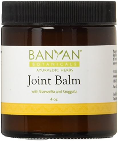 Banyan Botanicals Joint Balm - מיוצר עם מרכיבים אורגניים - הקלה אקטואלית מרגיעה לקשיחות מפרקים