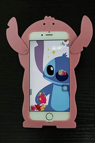 Yujinq iPhone SE 2020/7 / 8-4.7 סיליקון רך תפר ורוד תפר חמוד מצויר כיסוי אופנה מקסים, מקרים מגניבים לילדים בנים
