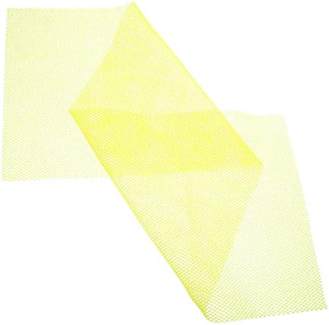 FOMIYES 4 יחידות מגבת רחצה מורחבת חתך משפשף צהוב ניילון